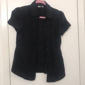 Old Navy pleated Button up shirt size XS